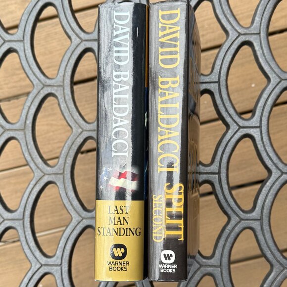 David Baldacci Hardback Book Bundle – Split Second & Last Man Standing - Picture 4 of 12